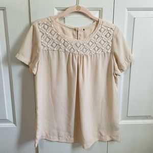 Silky blouse with beads from Francesca‘s